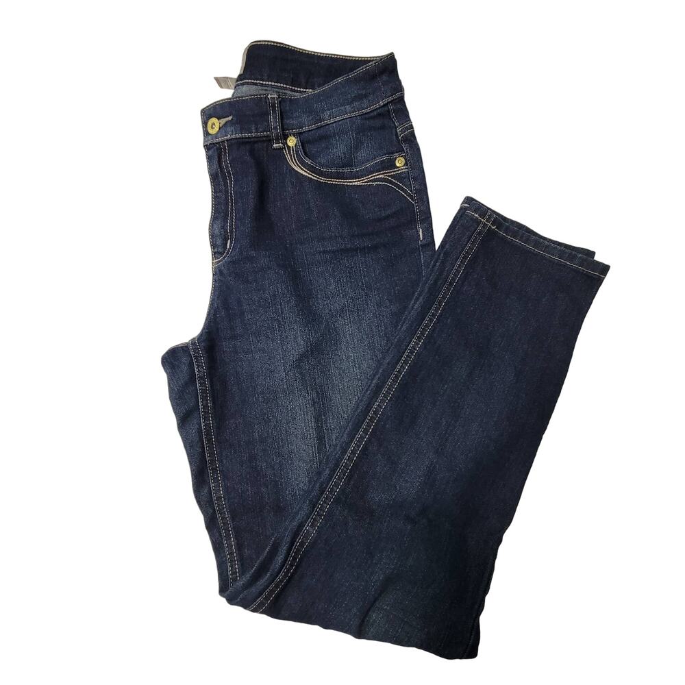 Chico's Women's Dark Wash Ankle Jeans Size 0.5 (6) 71122-0537